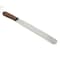 A2Z Scilab Icing Spatula Straight 10 Long Plain Blade Sturdy Wood Handle, Total Length 15.3 A2Z-ZR-WHS10 - alternate 1